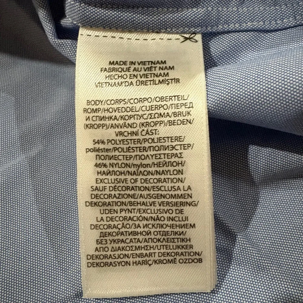 Polo Ralph Lauren Performance Shirt Mens 3XB Light Blue Wicking Button Down NEW